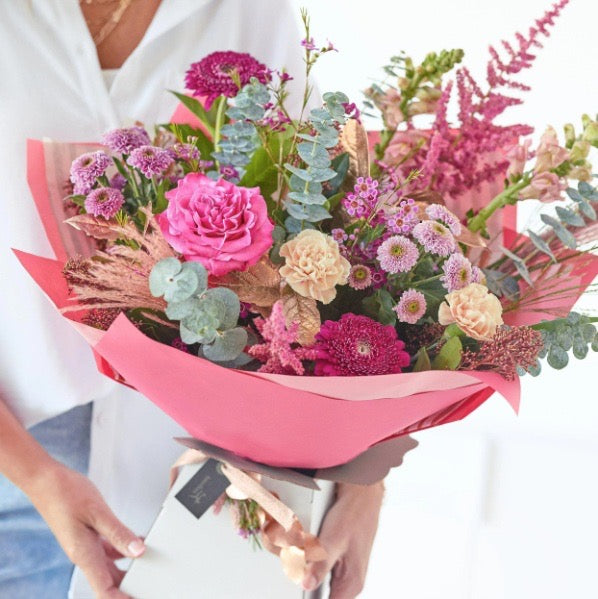 Vibrant Pink Garden Bouquet