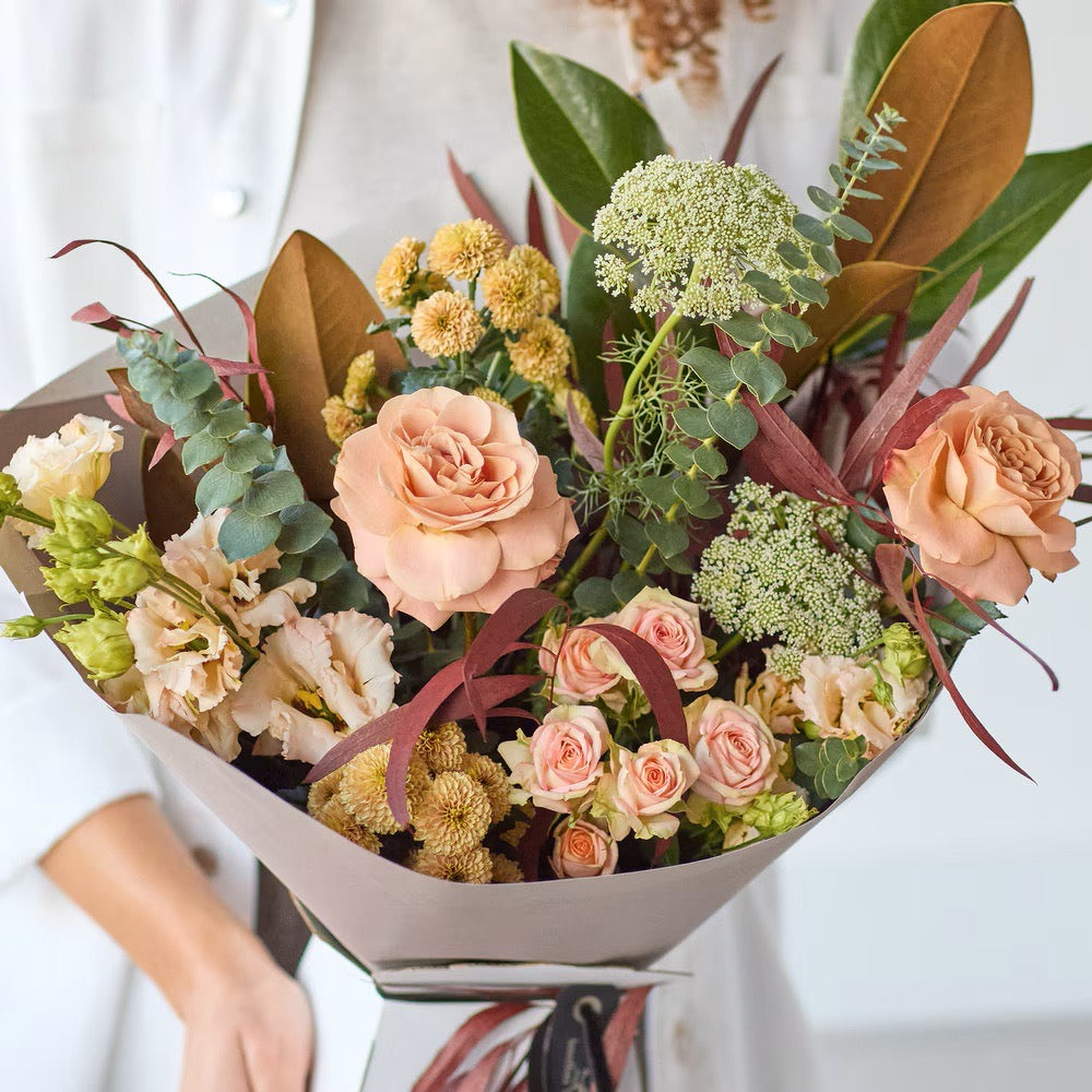 Rustic Nude Peach Bouquet