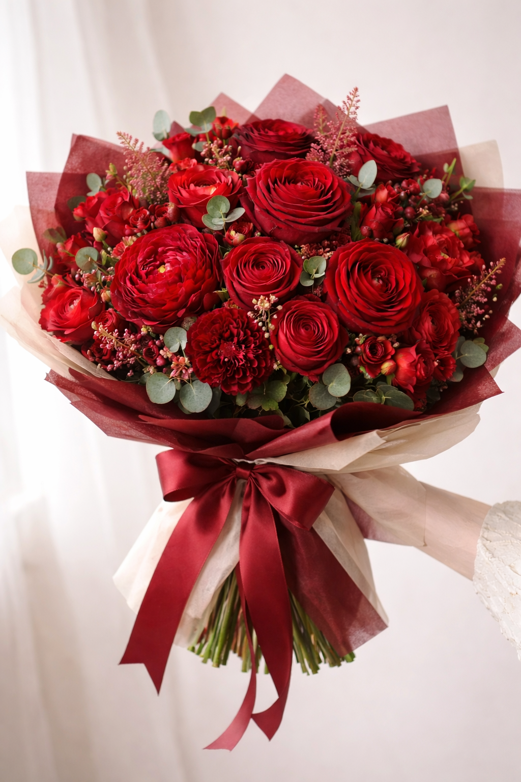 RED Elegant Flower Bouquet