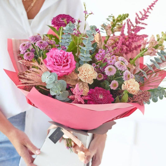 Vibrant Pink Garden Bouquet