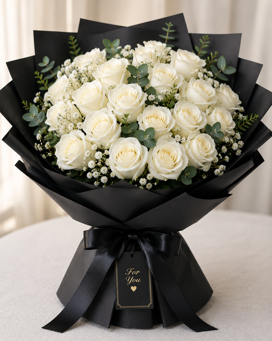 White Rose Bouquet